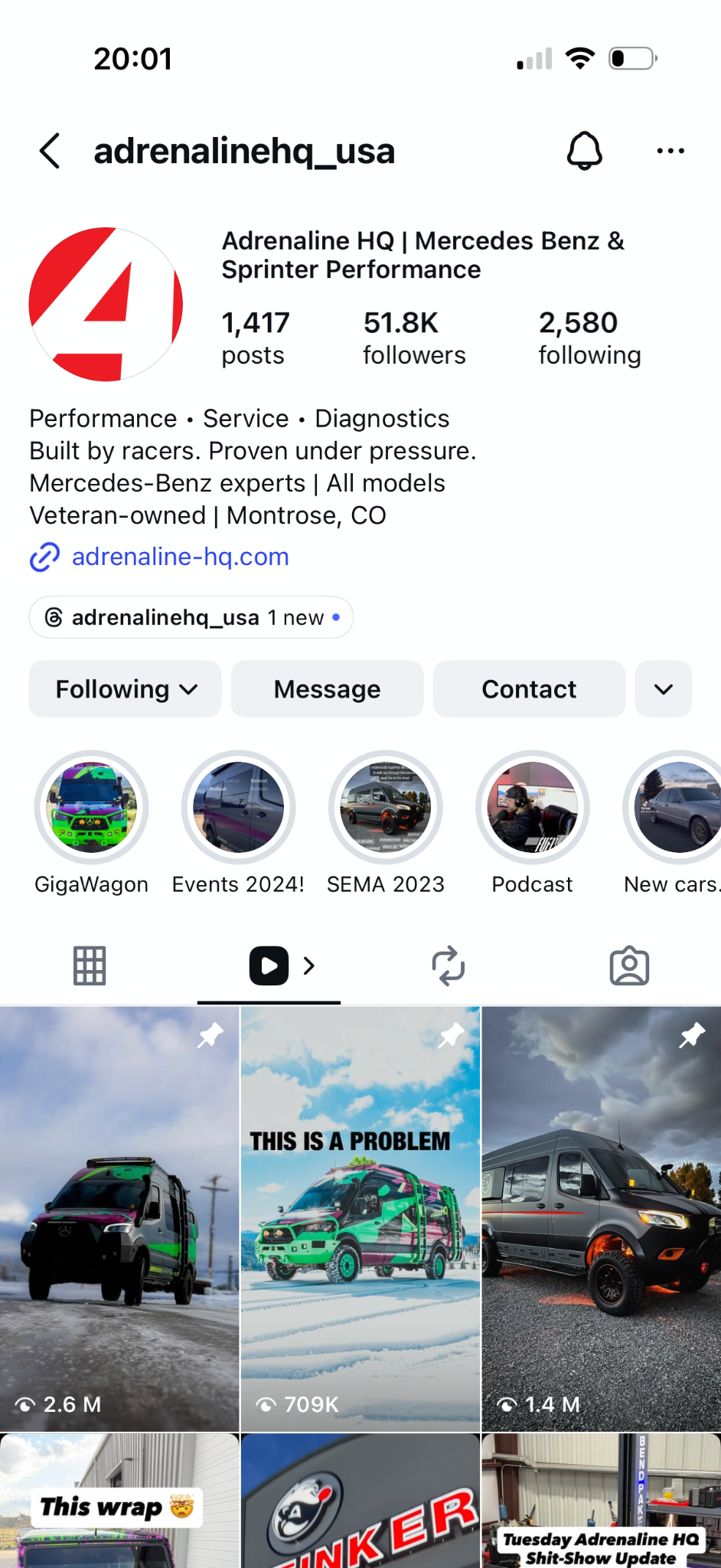 Automotive result